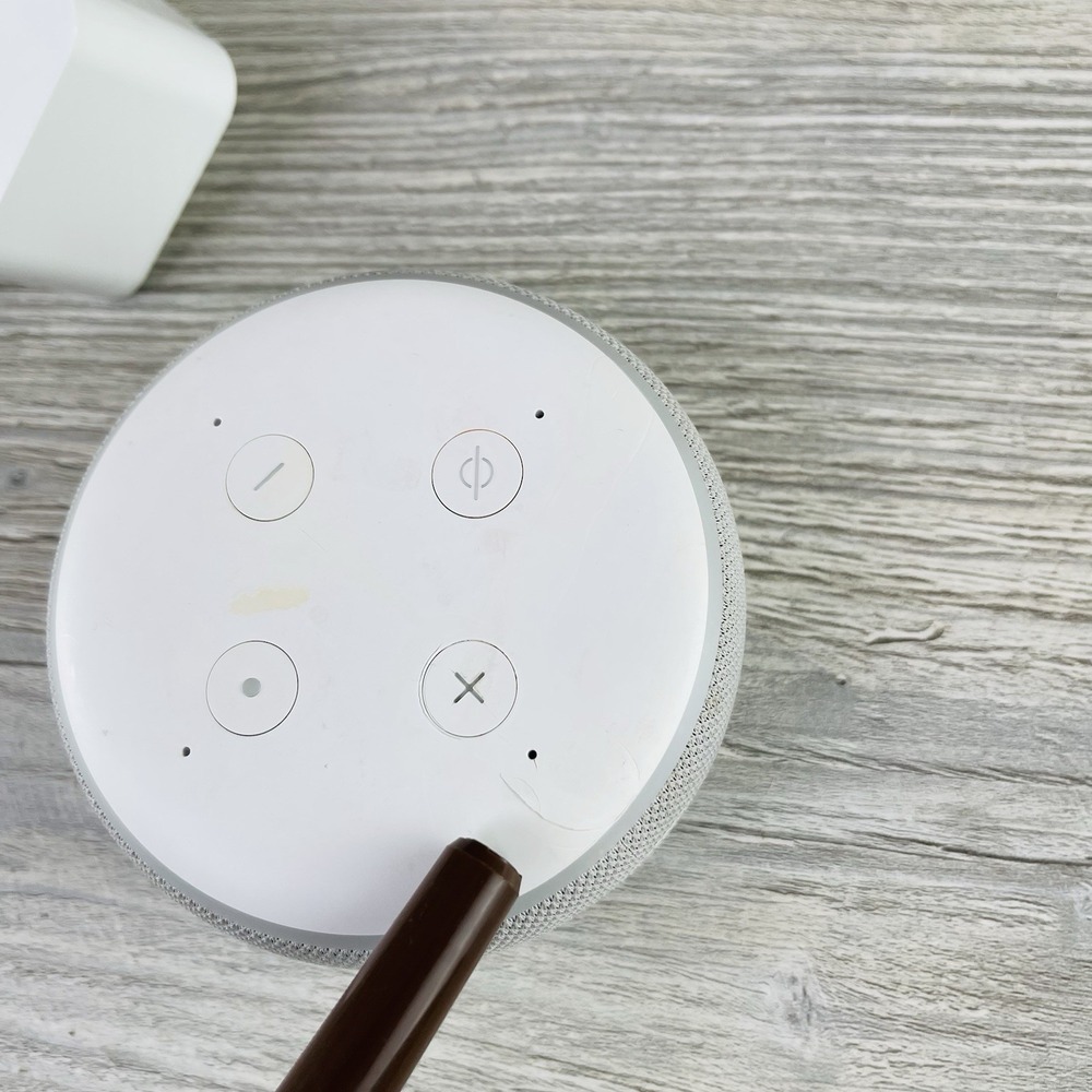 Amazon Echo Dot 3rd Gen D9N29T Smart Speaker White Gray With Power Cord TESTED - Picture 12 of 12